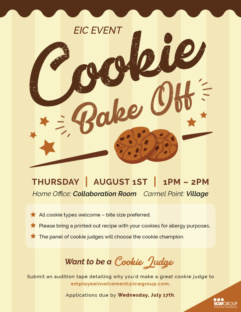 Bake Off Flyer Template Free