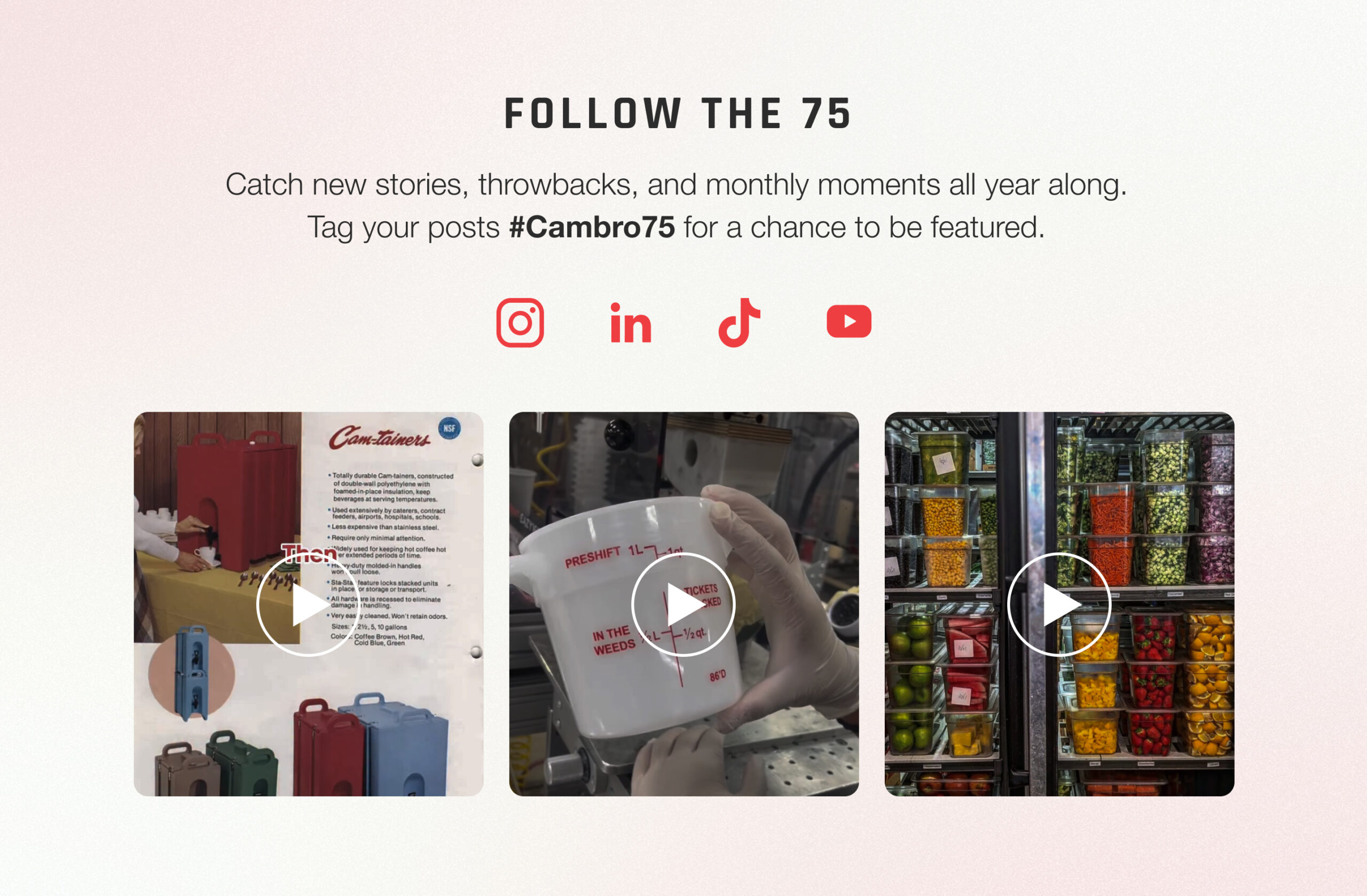 75th Anniversary Social Content